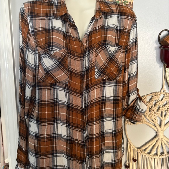 Altar’ State Plaid Button-Up Shirt - Picture 1 of 9